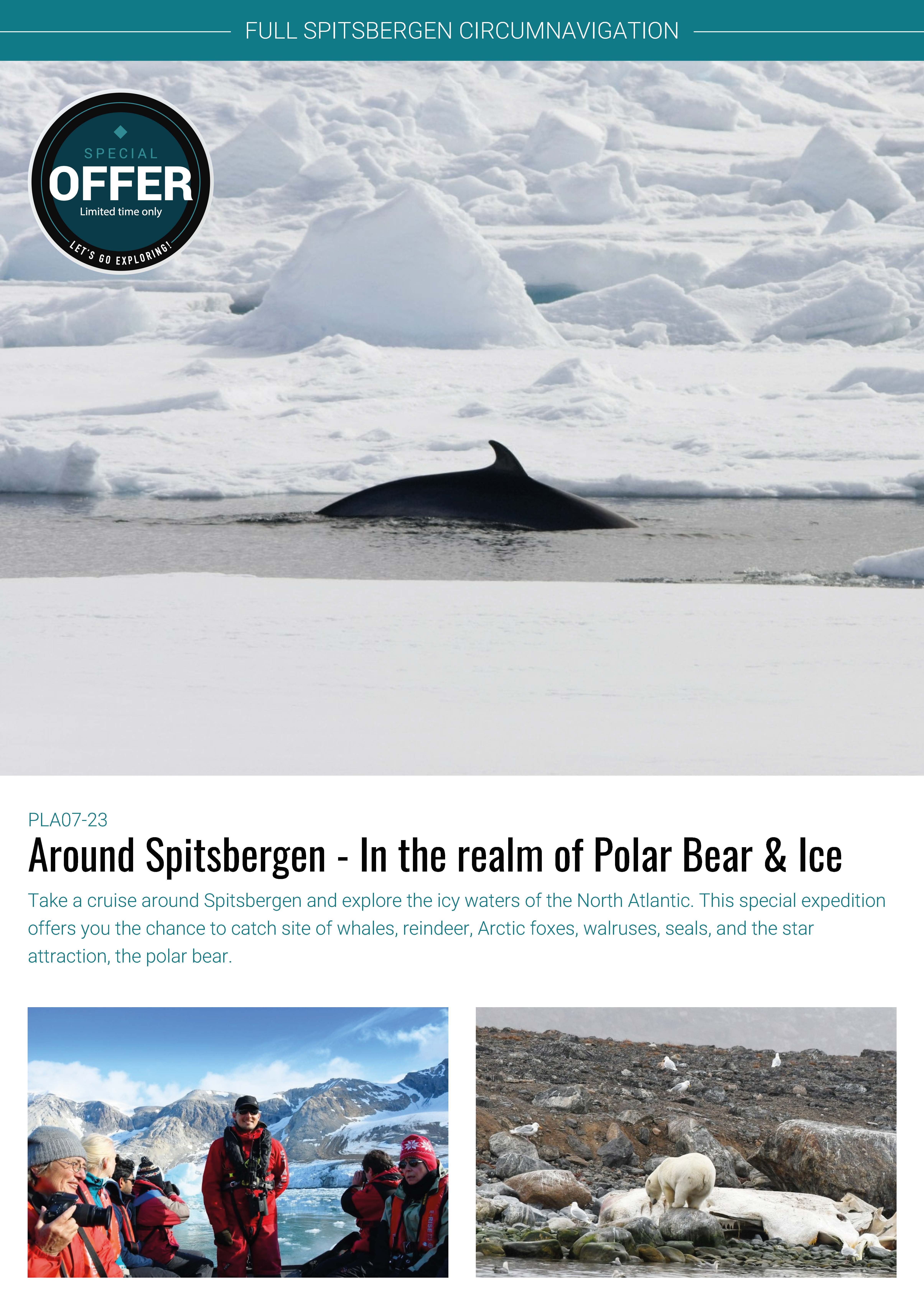 Expeditiecruise: Rondom Spitsbergen